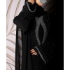 Black Glow 3 Pc Set Abaya