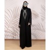 Black Glow 3 Pc Set Abaya
