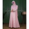 Lulu Linen Abaya - Pink