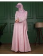Lulu Linen Abaya - Pink