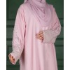 Lulu Linen Abaya - Pink