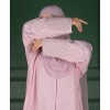 Lulu Linen Abaya - Pink