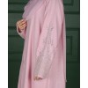 Lulu Linen Abaya - Pink