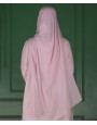 Lulu Linen Abaya - Pink