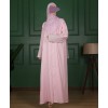 Lulu Linen Abaya - Pink