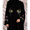 Multi Flower 3Pc Set Abaya