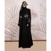 Multi Flower 3Pc Set Abaya