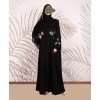Multi Flower 3Pc Set Abaya