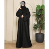 Organza Black Drop Abaya