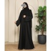 Organza Black Drop Abaya