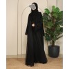 Organza Black Drop Abaya