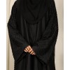 Organza Black Drop Abaya