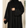Organza Black Drop Abaya