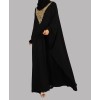 Abaya 3 Pc Set - Mirror Work