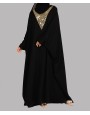 Abaya 3 Pc Set - Mirror Work