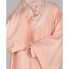 Abaya 4 Pc Set - Peach Pink 