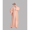 Abaya 4 Pc Set - Peach Pink 