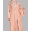 Abaya 4 Pc Set - Peach Pink 