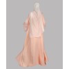 Abaya 4 Pc Set - Peach Pink 