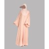 Abaya 4 Pc Set - Peach Pink 