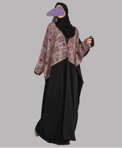 Abaya 4 Pc Set - Black