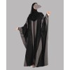 Bisht 4 Pc Set Abaya - Bk-Gray