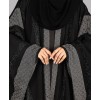 Bisht 4 Pc Set Abaya - Bk-Gray