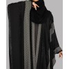 Bisht 4 Pc Set Abaya - Bk-Gray