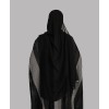 Bisht 4 Pc Set Abaya - Bk-Gray