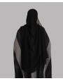 Bisht 4 Pc Set Abaya - Bk-Gray