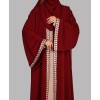 Abaya 4 Pc Set - Cherry