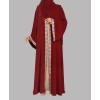 Abaya 4 Pc Set - Cherry