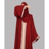 Abaya 4 Pc Set - Cherry