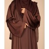 Abaya 3 Pc Set - Coco Brown
