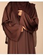 Abaya 3 Pc Set - Coco Brown