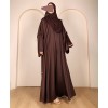 Abaya 3 Pc Set - Coco Brown