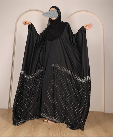 Bisht 4 Pc Set Abaya - Multishine