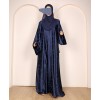 Abaya 3 Pc Set - Royal Blue