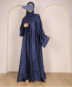 Abaya 3 Pc Set - Royal Blue