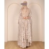 Polka 4 Pc Set Abaya - ivory