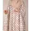 Polka 4 Pc Set Abaya - ivory