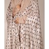 Polka 4 Pc Set Abaya - ivory