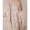 Polka 4 Pc Set Abaya - ivory