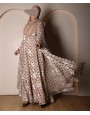 Polka 4 Pc Set Abaya - ivory