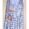 Polka 4 Pc Set Abaya - Powder Blue