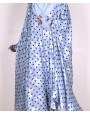 Polka 4 Pc Set Abaya - Powder Blue