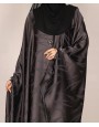 Abaya 3 Pc Set - Dark Grey