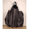 Abaya 3 Pc Set - Dark Grey