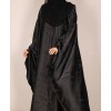 Abaya 3 Pc Set - Deep Black