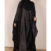 Abaya 3 Pc Set - Deep Black